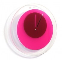Orbit clock in pink